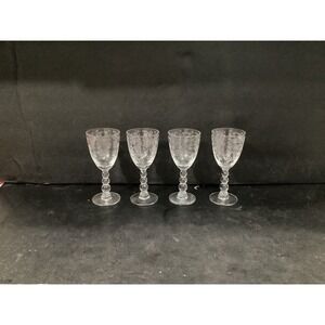 Duncan Miller First Love Sherry Wine Glasses Goblets‎ Set of 4
